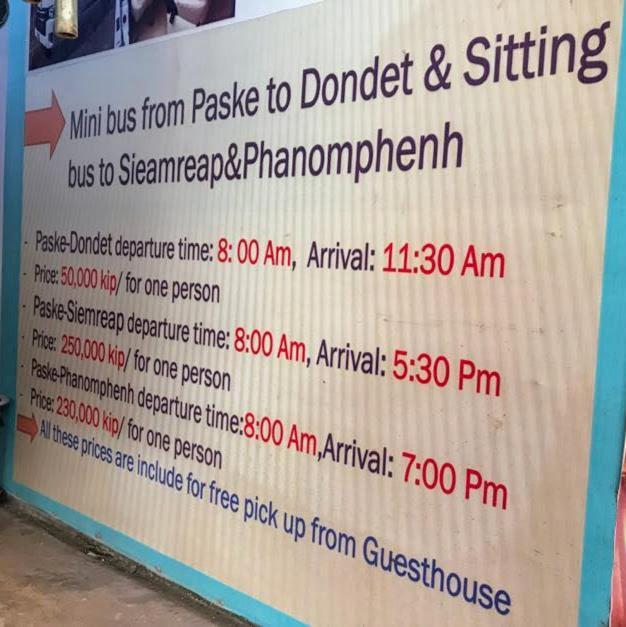 Soutchai Hostel And Tour Company Pakse Extérieur photo